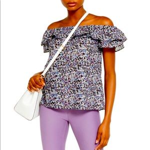 Michael Kors ruffled top Medium